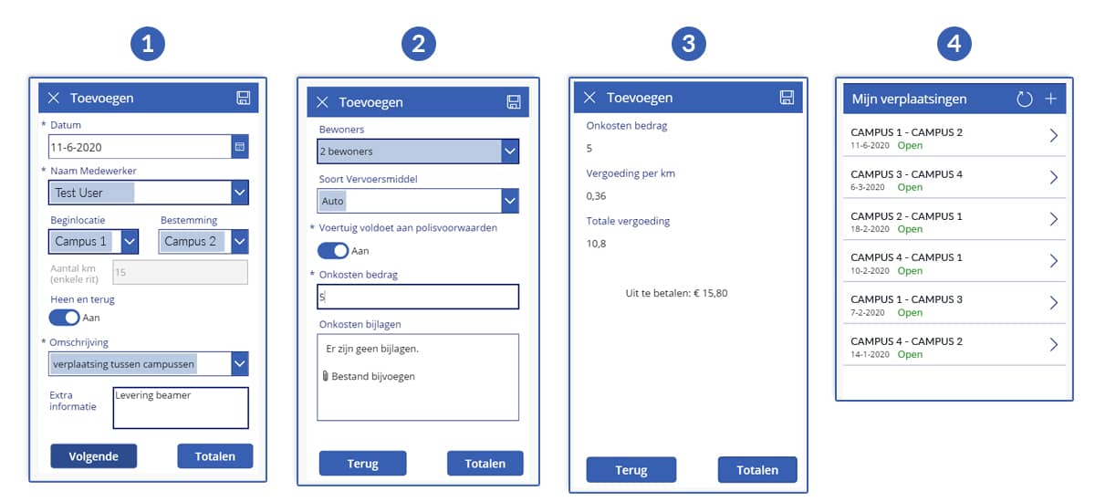 Powerapps-verplaatsingen-app